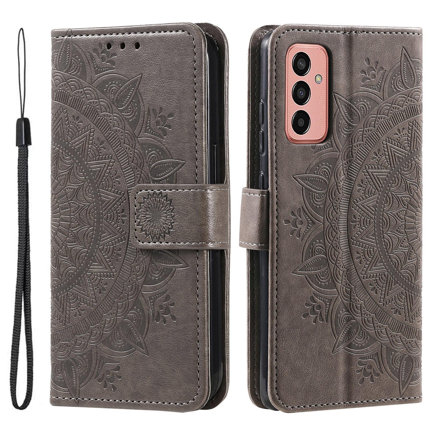 For Samsung Galaxy M14 5G Wallet Stand Flip Cover Mandala Flower Pattern Leather Phone Case For Samsung Galaxy M14 5G Wallet Stand Flip Cover Mandala Flower Pattern Leather Phone Case